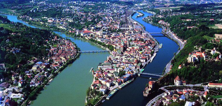 Dreiflüsse-Stadtrundfahrt in Passau